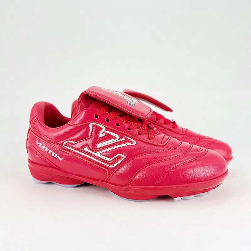 Louis Vuitton Footprint Soccer Shoes Red LV153