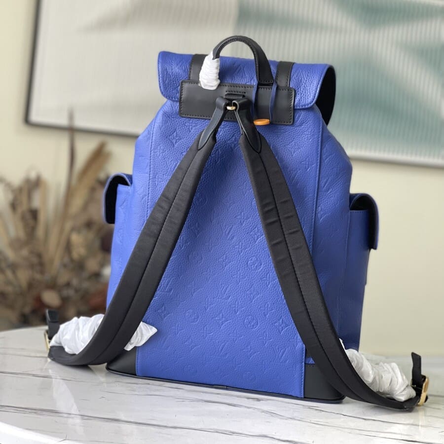 Backpack Louis Vuitton X NBA Christopher MM Blue