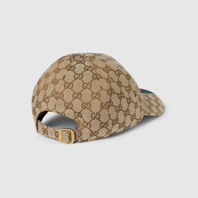 Cap Gucci canvas baseball hat Beige and ebany GC059