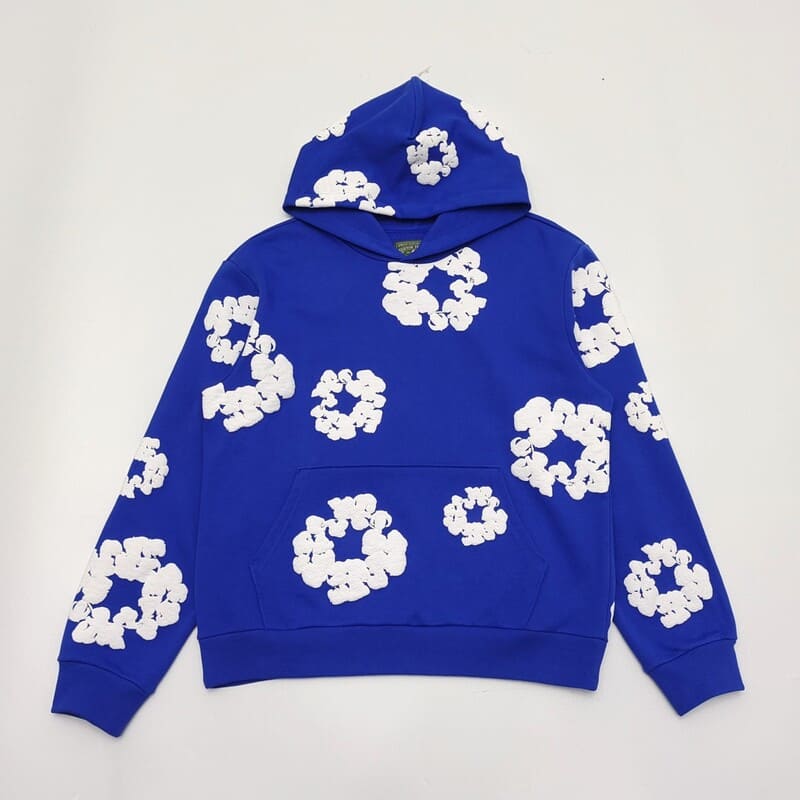 Moletom com capuz Denim Tears The Cotton Wreath Azul