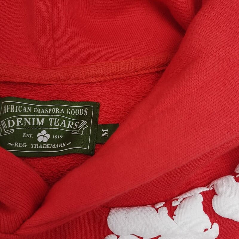 Hoodie Denim Tears The Cotton Wreath Red