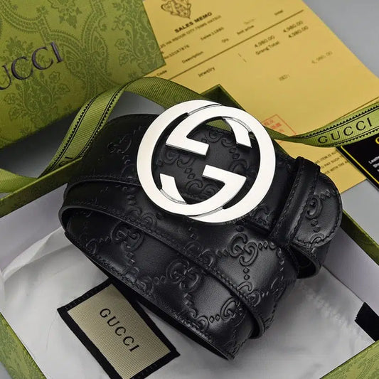 Belt Burberry Black Gold TB Plaque BY001